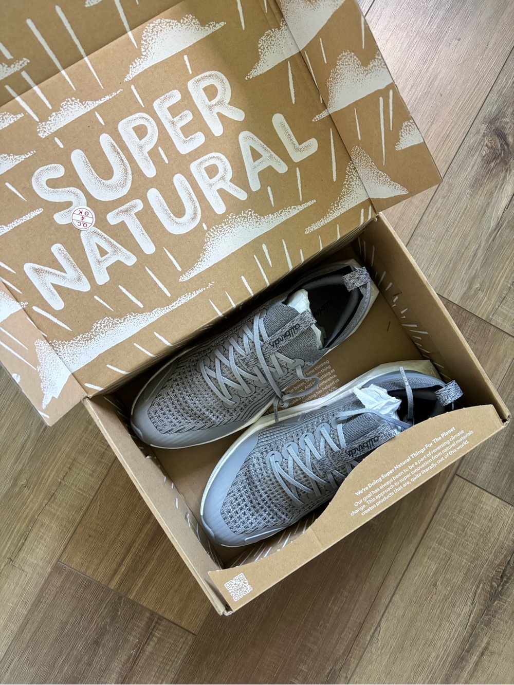 allbirds Medium Grey Tree Flyer 2 Men's Sneakers, 9.5 M, Medium Grey, NWT